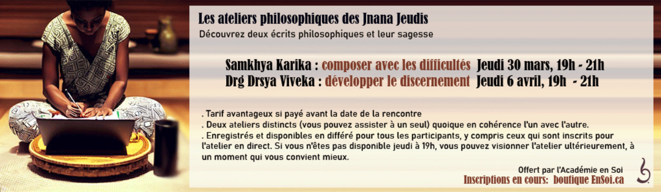 Jnana Jeudi distance en direct